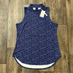 Peter Millar Sleeveless Sun Protect Top Women’s Size M Navy Blue
